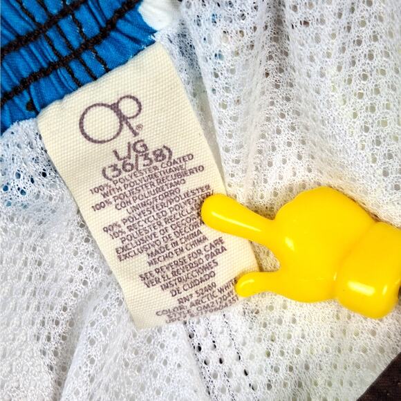 Ocean Pacific Board Shorts Large Swim Surf Beach Vacation Resort Floral Hawaiian - Picture 2 of 6